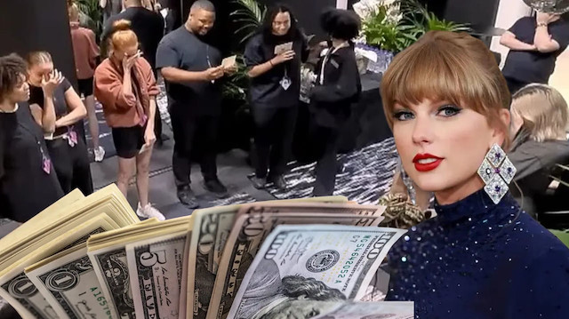 8,3 milyarlık ikramiye! Ünlü sanatçı Taylor Swift tur gelirini çalışanlarına dağıttı