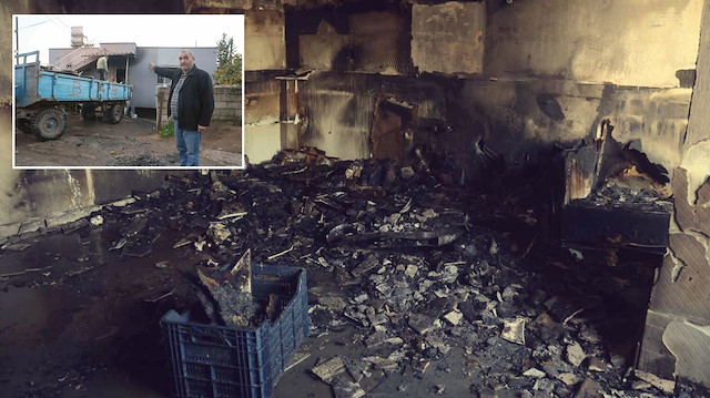 Gezmeye giden aile eve döndüğünde kabusu yaşadı: Mutfakları yanıp kül oldu!