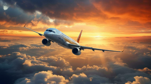 Havada dehşet dakikaları: Yolcu uçağı ile savaş uçağı burun şuruna geldi | DÜNYA HABERLERİ