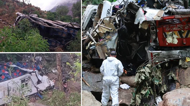 Kolombiya’da okul otobüsü uçurumdan yuvarlandı: 17 ölü, 20 yaralı