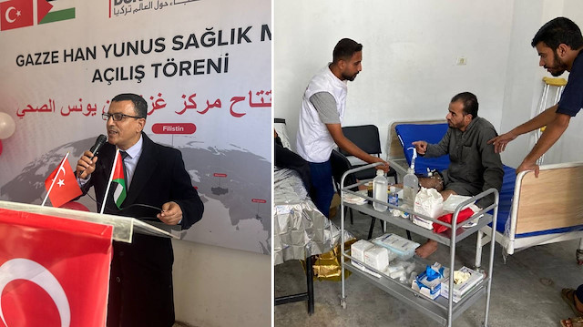 'Yeryüzü Doktorları Sağlık Merkezi' Han Yunus’ta yeniden umut olmaya başladı