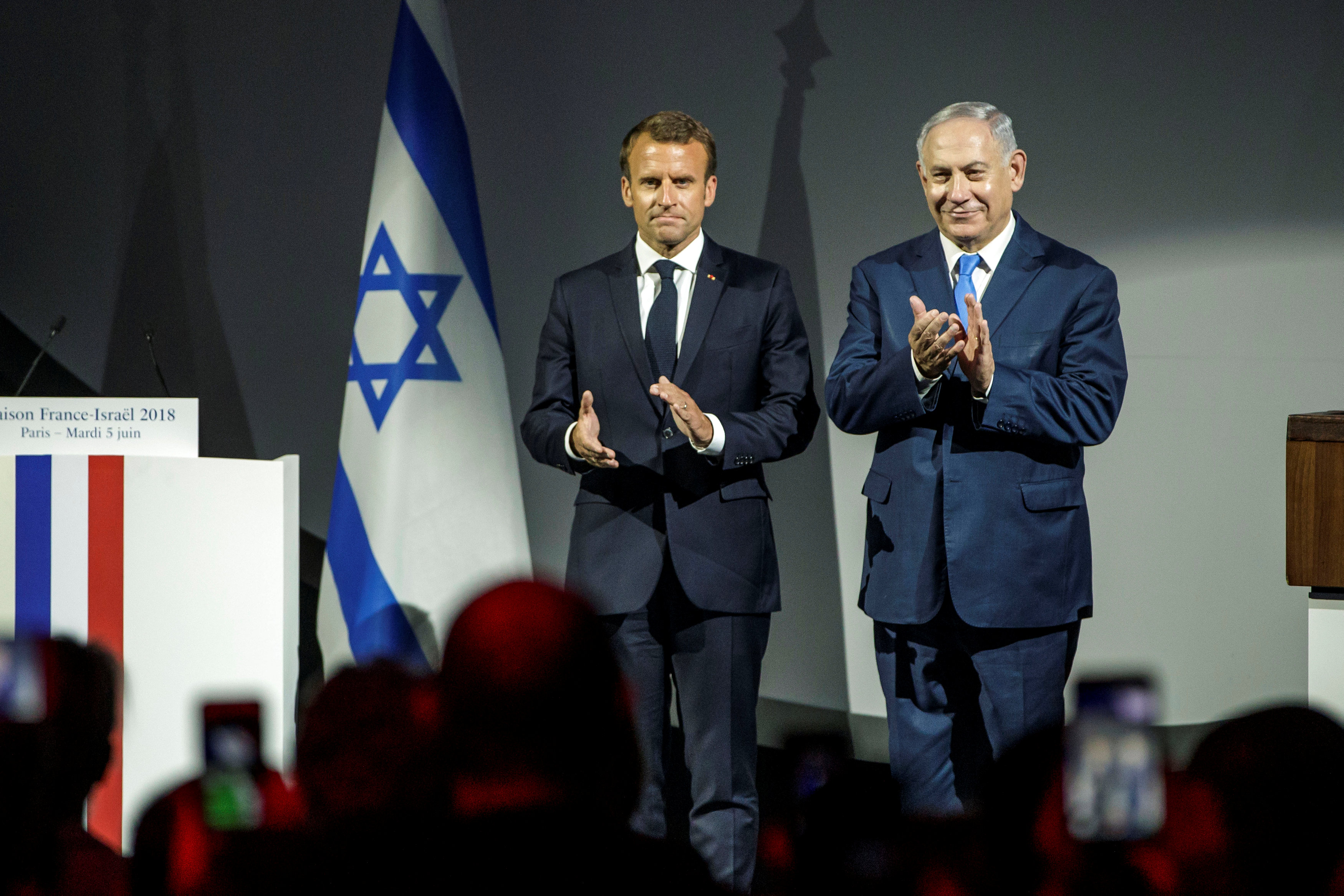 message de netanyahou à macron