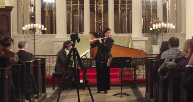 Ünlü Türk flüt solisti  şapelde konser verdi