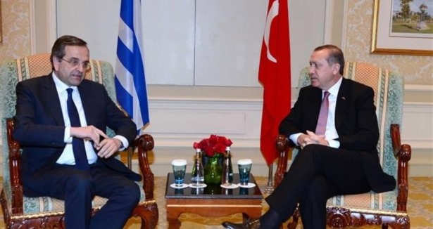 Erdoğan-Samaras görüşmesi başladı