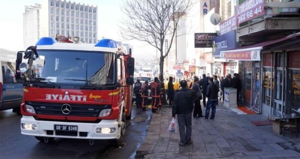 Ankara'da yangın: 1 ölü