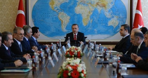 Erdoğan KYB heyetini kabul etti