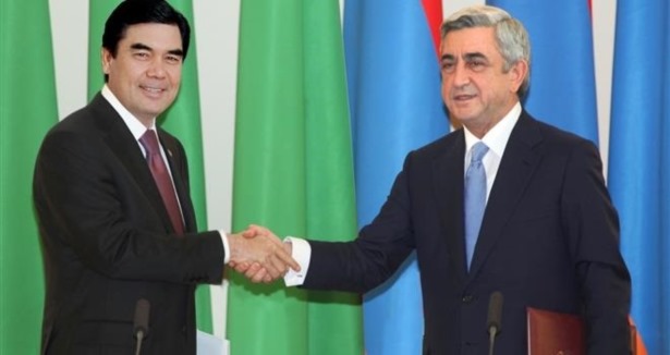 Sarkisyan''a Türkmenistan''dan davet