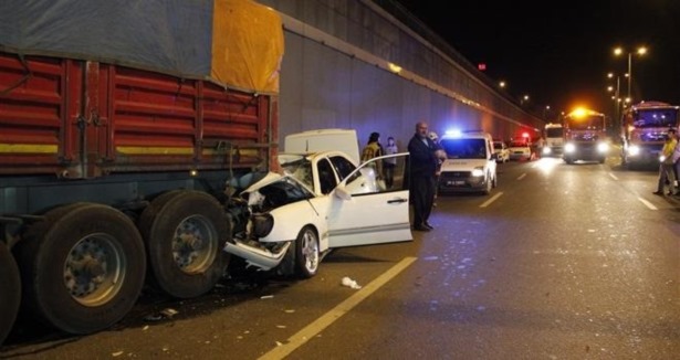 Ankara'da trafik kazaları: 1 ölü