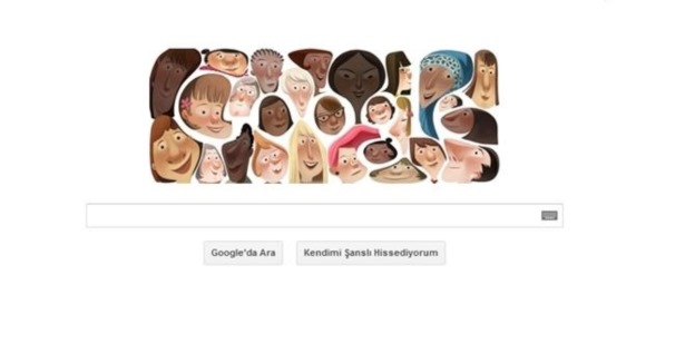 Google'dan kadınlara özel doodle