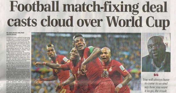 Dünya Kupası'nda şike skandalı!
