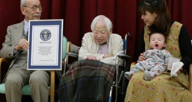 Dünyanın en yaşlı kadını doğumgünü kutladı
