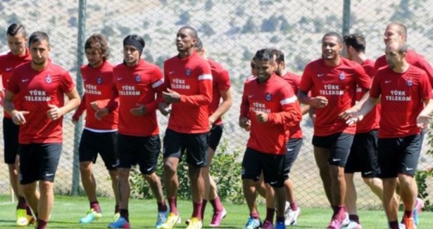 Trabzonspor Derry City maçına hazırlanıyor
