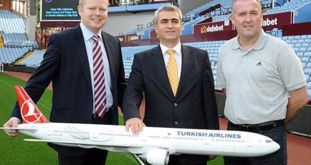 THY Aston Villa'ya da sponsor