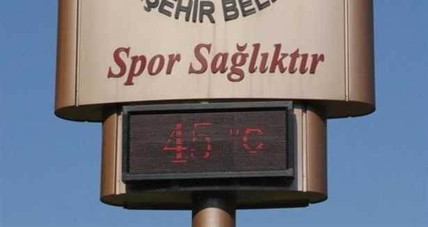 Yaz Adana'ya erken geldi: 45 derece!