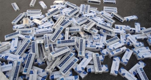 Erzurum'da 10 bin paket kaçak sigara ele geçirildi
