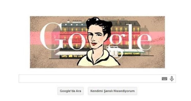 Google Simone de Beauvoir'ın doğum gününü kutladı