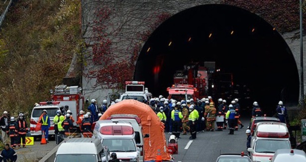 Japonya'daki tünel faciası: 9 ölü