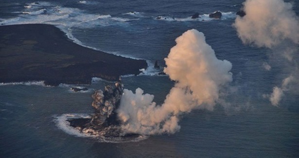Volkanik patlamadan ada çıktı