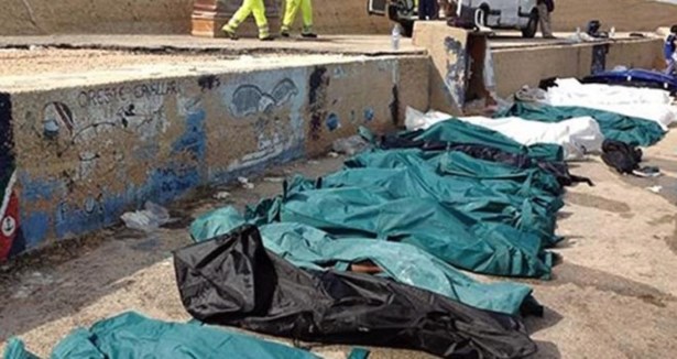 Kaçak göçmenleri taşıyan tekne battı: 82 ölü