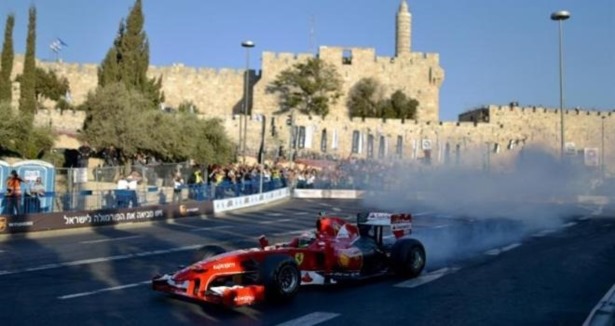 Kudüs'te Formula 1 rüzgarı