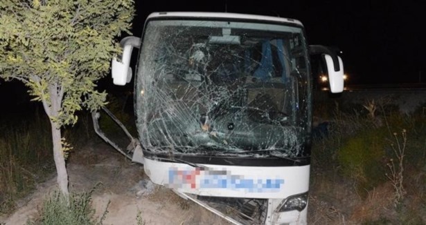Konya'da otobüs yoldan çıktı: 22 yaralı