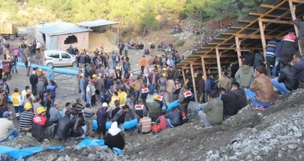 Ermenek'te göçük: Arama çalışmaları durduruldu