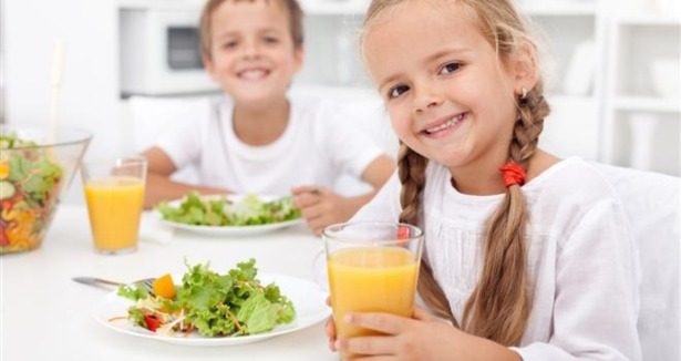 Çocuklara örnek beslenme menüsü