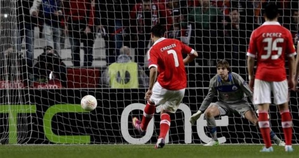 Benfica avantajını korudu