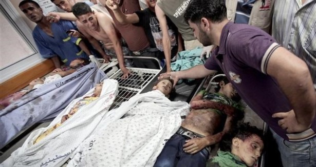 İsrail çocuk parkını bombaladı
