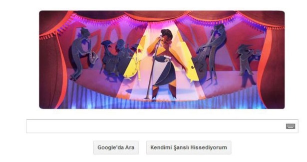 Google'dan Ella Fitzgerald Doodle'ı