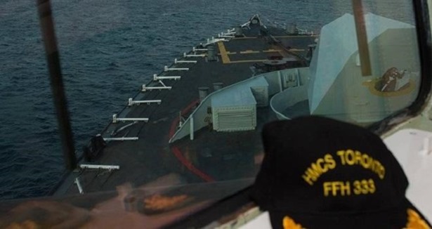 Kanada savaş gemisine Karadeniz'de taciz