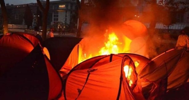 Gezi'deki çadırları 'Paralel müdür' yaktırdı!