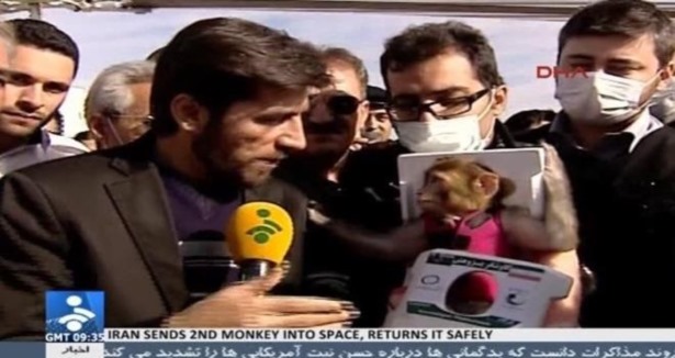 İran uzaya maymun gönderdi