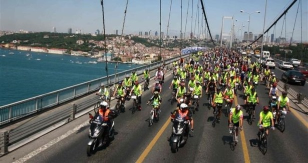 Kıtalararası Bisiklet Gezisi İstanbul'da