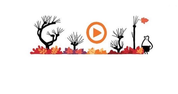 Google'dan sonbaharın ilk gününe özel logo
