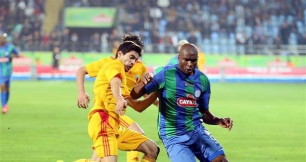 Ç. Rizespor: 0 - Kayserispor: 2 (Maç özeti)