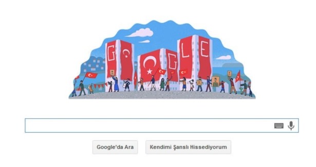 Google'dan Cumhuriyet Bayramı'na özel