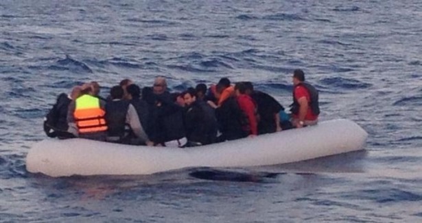 Suriyeli grup Yunanistan'a kaçarken yakalandı