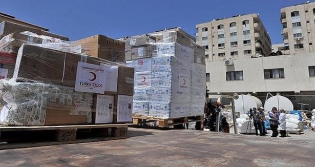 Türk Kızılayının yardımı Gazze'ye ulaştı