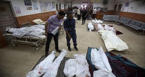 Gazze'de 100'den fazla ceset hastanelere getirildi