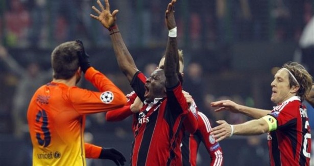 Milan'ın Ganalı yıldızları Barca'yı yıktı!