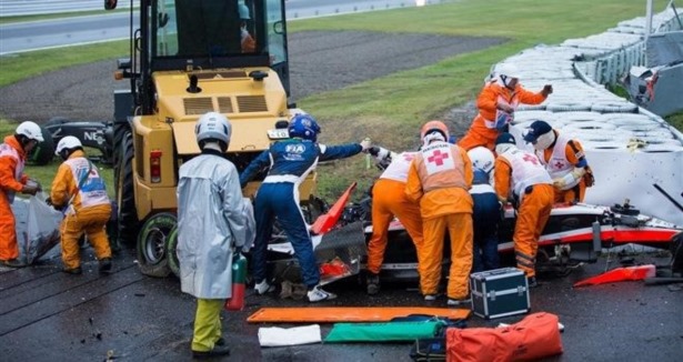 F1 pilotu Bianchi'nin durumu halen kritik