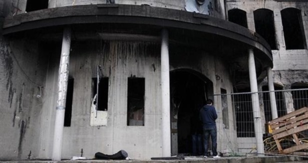 Kırım'da cami kundaklama girişimi
