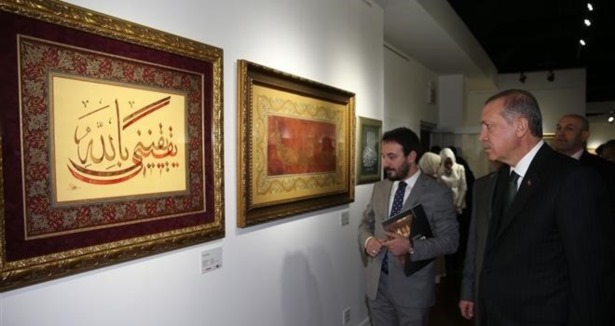 Erdoğan, New York Türkevi''nde Aşk-ı Nebi sergisin