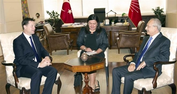 Clegg, Kılıçdaroğlu'nu ziyaret etti 