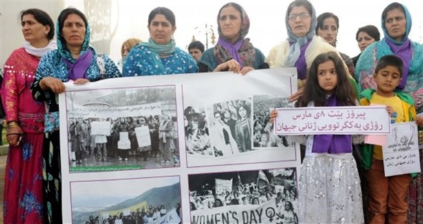 8 Mart Kadınlar Günü Erbil'de kutlandı
