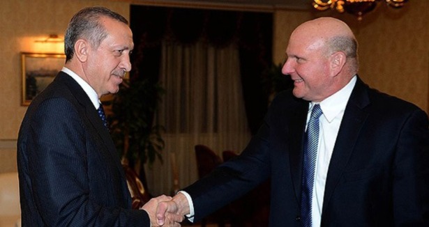 Erdoğan, Microsoft Yöneticisi ile görüştü