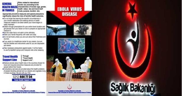 Sağlık Bakanlığından İngilizce "Ebola" broşürü