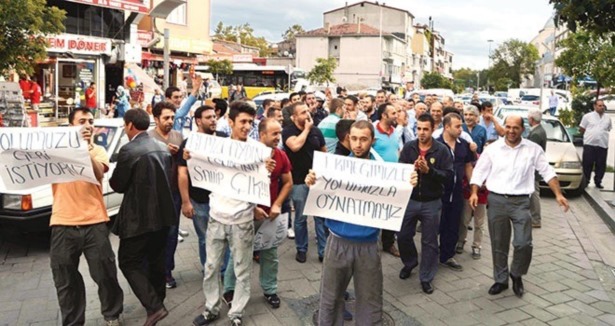 Alibeyköy''de esnafın yayalaştırma isyanı