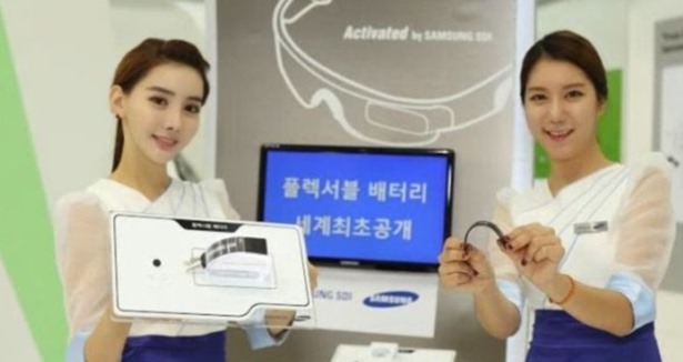 Samsung'tan en esnek batarya